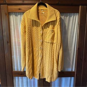 Free people knit cardigan